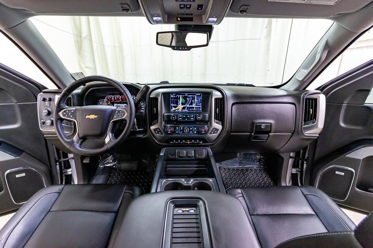 2017 Chevrolet Silverado 1500 4x4 Crew Cab LTZ Z71 Lift Leather Roof Nav Red Deer AB