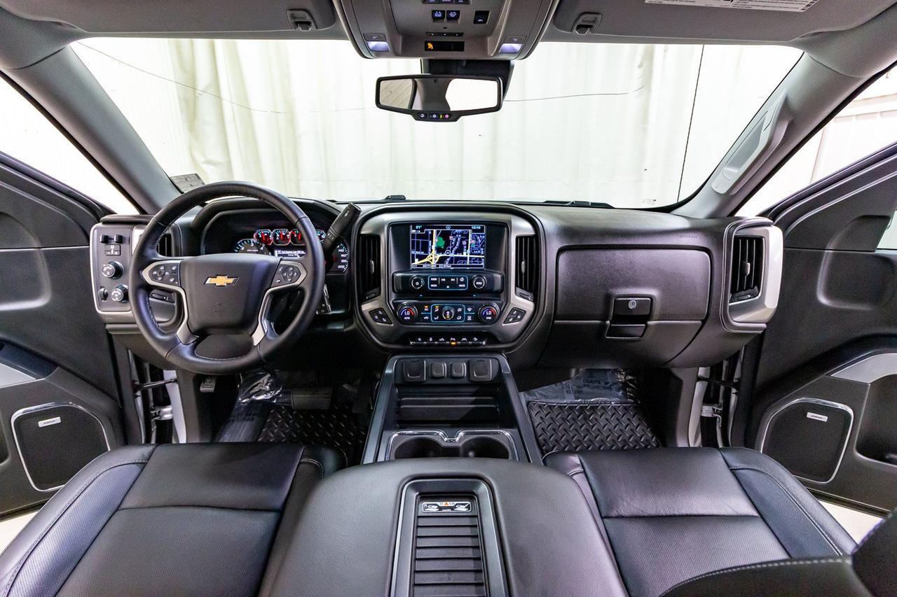 2017 Chevrolet Silverado 1500 4x4 Crew Cab LTZ Z71 Lift Leather Roof Nav Red Deer AB