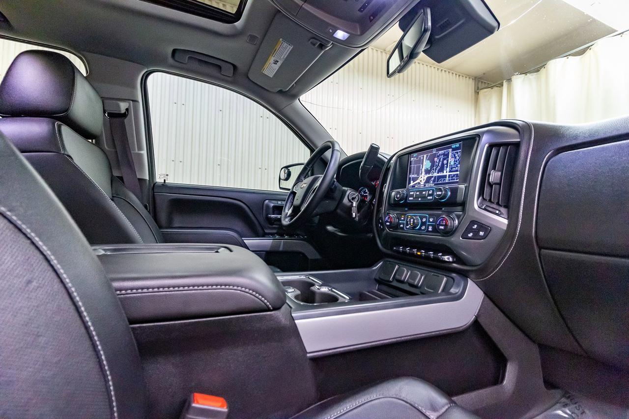 2017 Chevrolet Silverado 1500 4x4 Crew Cab LTZ Z71 Lift Leather Roof Nav Red Deer AB