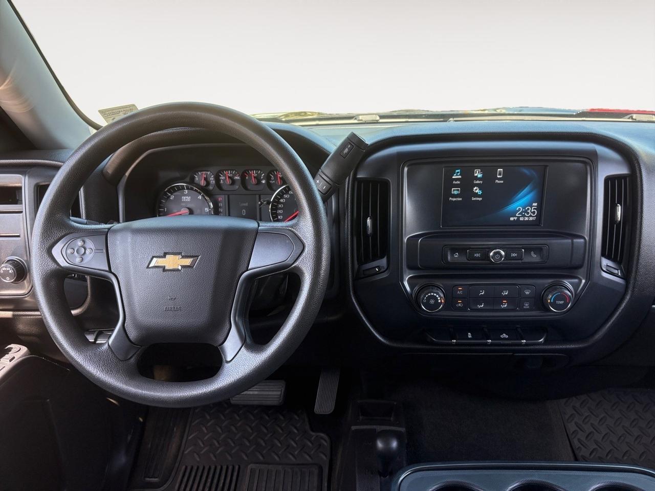 2017 Chevrolet Silverado 1500 Custom, HUSKY BED TOOL BOX, RUNNING BOARDS, TOW PACKAGE, BACKUP CAMERA, REMOTE START, CUSTOM XD SERIES WHEELS, BACK TAILGATE LIGHT BAR, LOW MILES, CLEAN CARFAX, CRUISE THE ROAD IN THIS CUSTOM CHEVY!