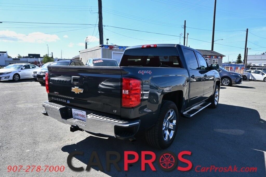 2017 Chevrolet Silverado 1500 LT - 5.3L V8 - 4X4 - Auto Start - Crew Cab - Chrome Wheels & Bumpers - Power Windows & Door Locks - Bluetooth - Backup Camera - Bedliner - Tow Package Anchorage AK