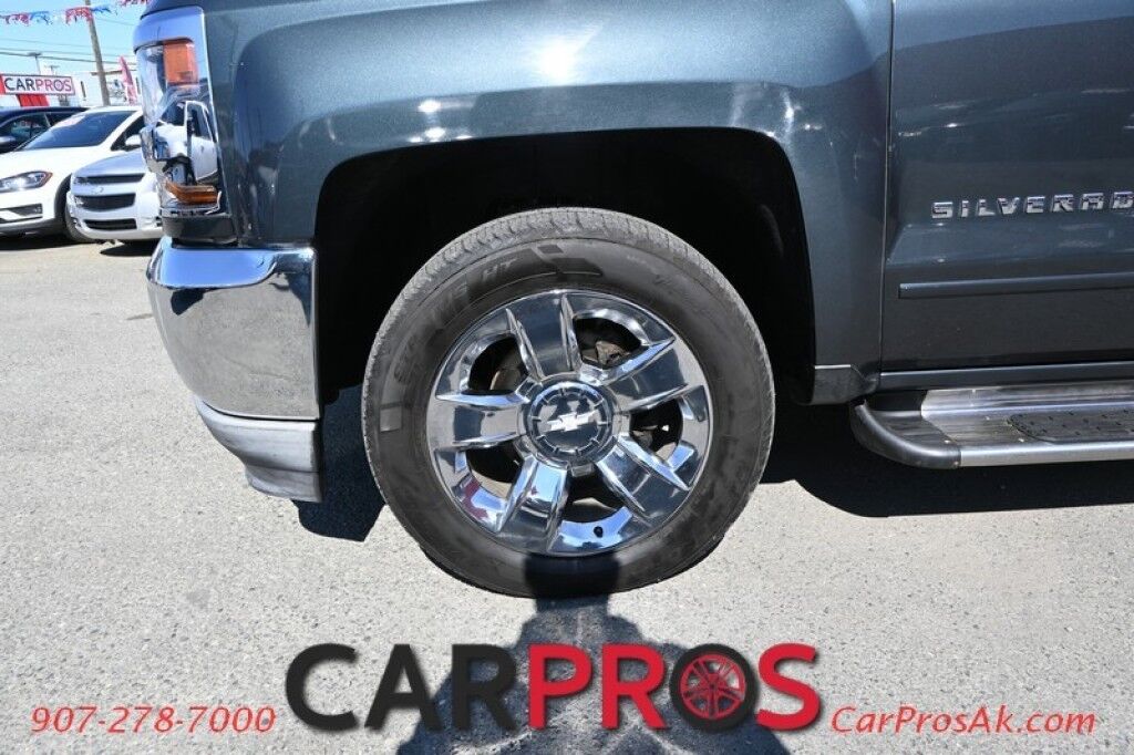 2017 Chevrolet Silverado 1500 LT - 5.3L V8 - 4X4 - Auto Start - Crew Cab - Chrome Wheels & Bumpers - Power Windows & Door Locks - Bluetooth - Backup Camera - Bedliner - Tow Package Anchorage AK