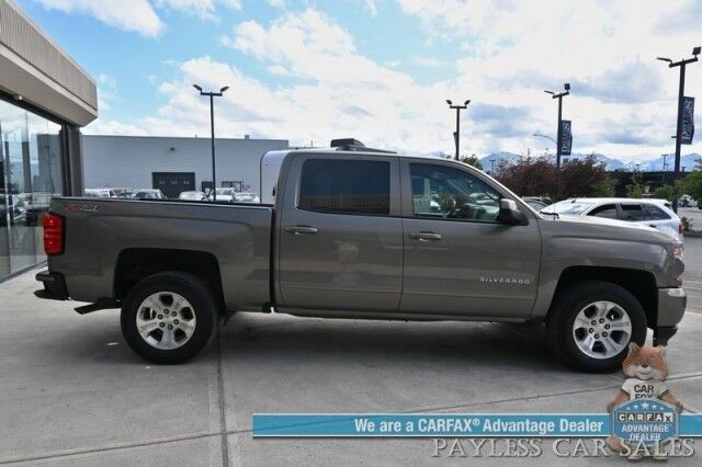2017 Chevrolet Silverado 1500 LT Plus / 4X4 / Crew Cab / All Star Edition / Z71 Off Road Pkg / Auto Start / Premium Cloth Seats / Navigation / Bose Speakers / Back Up Camera / Bluetooth / Cruise Control / Seats 6 / Bed Liner / Tow Pkg Anchorage AK