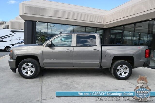2017 Chevrolet Silverado 1500 LT Plus / 4X4 / Crew Cab / All Star Edition / Z71 Off Road Pkg / Auto Start / Premium Cloth Seats / Navigation / Bose Speakers / Back Up Camera / Bluetooth / Cruise Control / Seats 6 / Bed Liner / Tow Pkg Anchorage AK