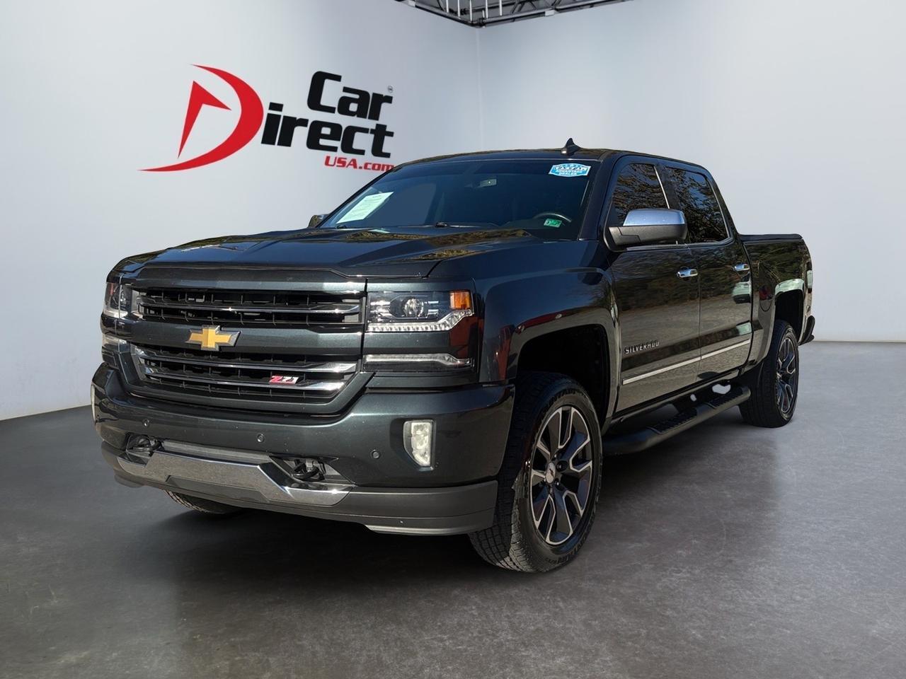 2017 Chevrolet Silverado 1500 LTZ, RUNNING BOARDS, SOFT TONNEAU COVER, TOW PACKAGE, BACKUP CAMERA, PARKING SENSORS, NAVIGATION, REMOTE START, LOW MILES, CLEAN CARFAX, THIS TRUCK IS READY TO RIDE! Virginia Beach VA