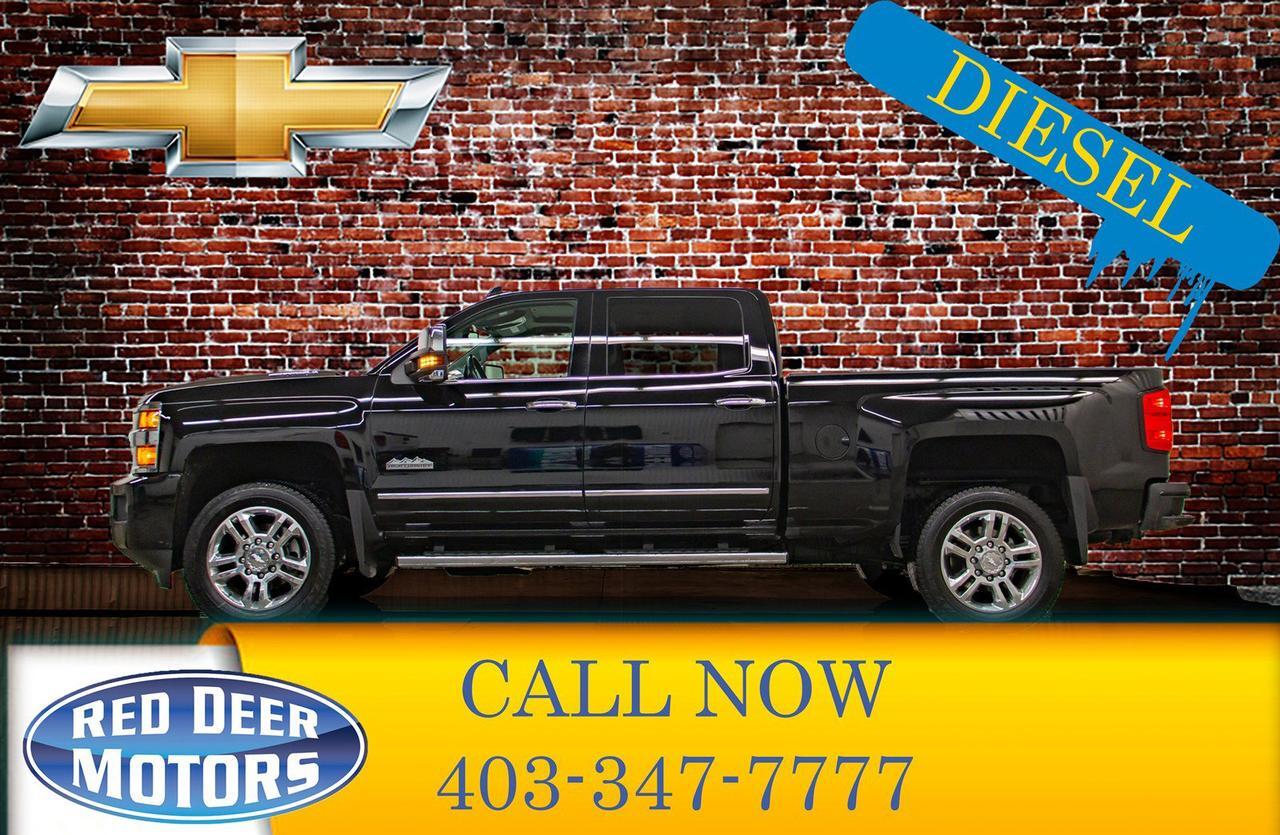 2017 Chevrolet Silverado 2500HD 4x4 Crew Cab High Country Diesel Leather Roof Nav