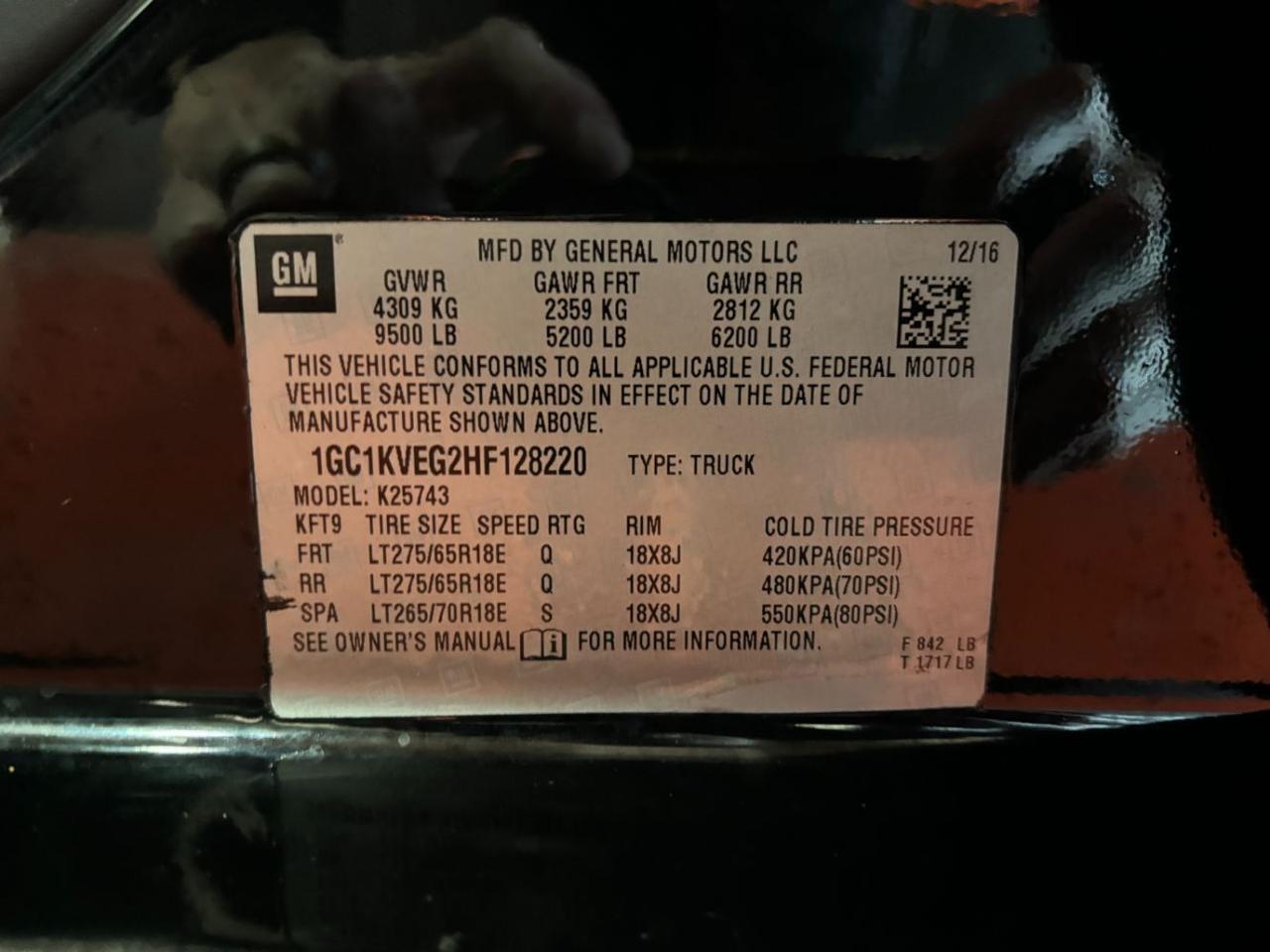 2017 Chevrolet Silverado 2500HD LT Franklin OH