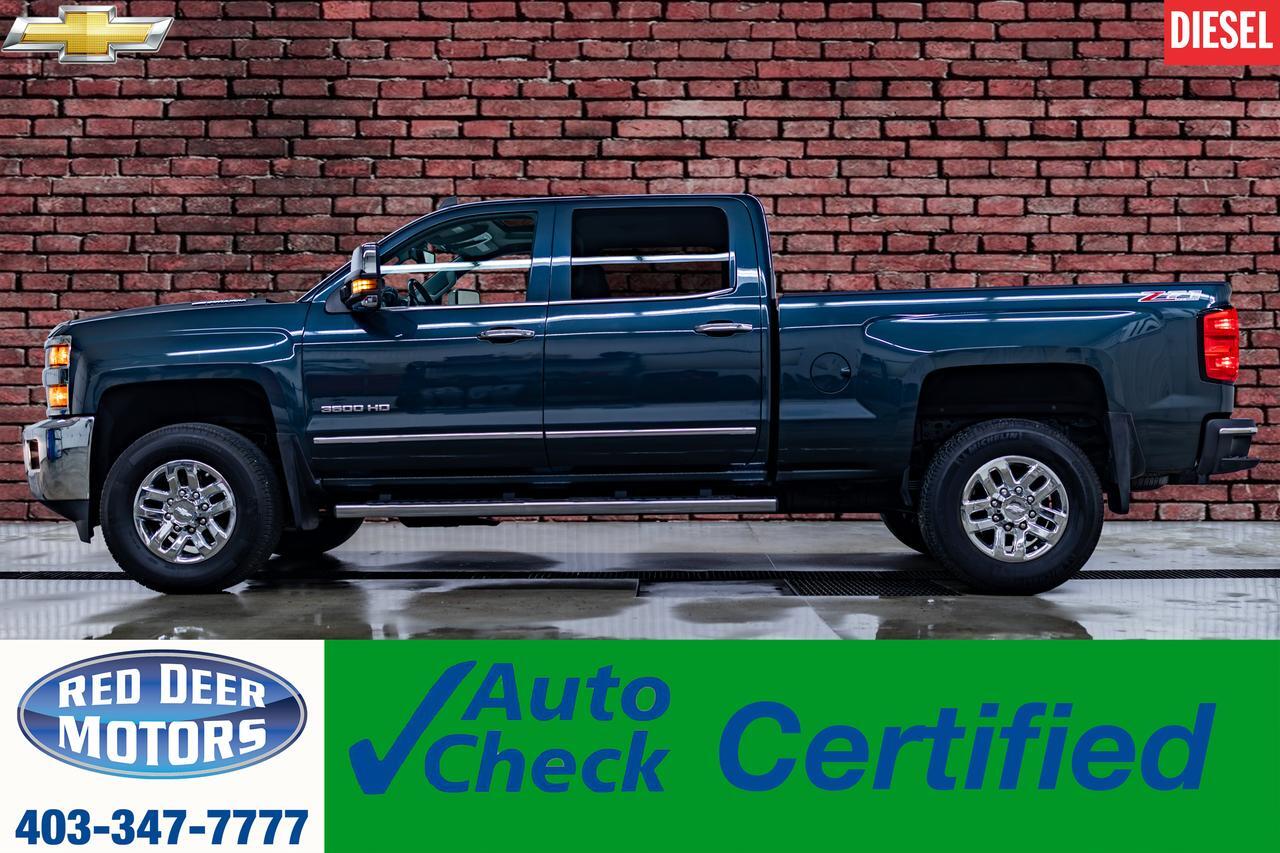 2017 Chevrolet Silverado 3500HD 4x4 Crew Cab LTZ Z71 Diesel Leather Roof Nav