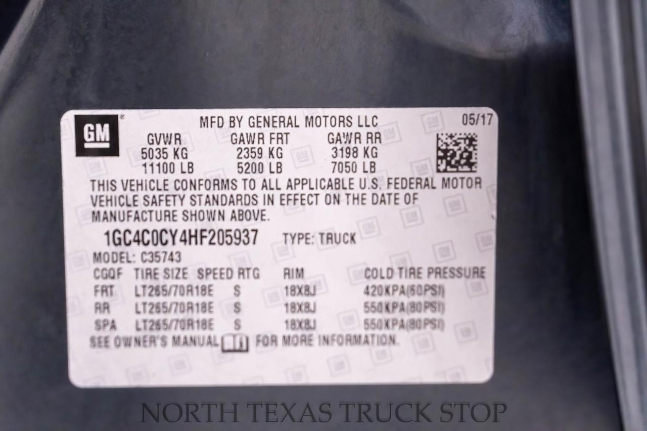 2017 Chevrolet Silverado 3500HD LTZ 6.6L Duramax Diesel 2WD Mansfield TX