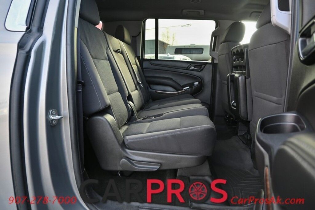 2017 Chevrolet Suburban LS - 5.3L V8 - 4X4 - Remote Start - Blocker Heater - Brake Controller - In Grill 42 Light Bar - Power Windows & Door Locks - 3rd Row Seating - Tow Package - Carfax Verified 1 Owner Anchorage AK