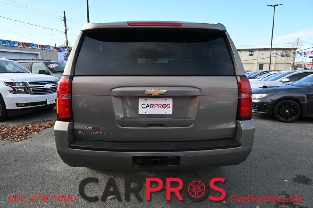 2017 Chevrolet Suburban LS - 5.3L V8 - 4X4 - Remote Start - Blocker Heater - Brake Controller - In Grill 42 Light Bar - Power Windows & Door Locks - 3rd Row Seating - Tow Package - Carfax Verified 1 Owner Anchorage AK