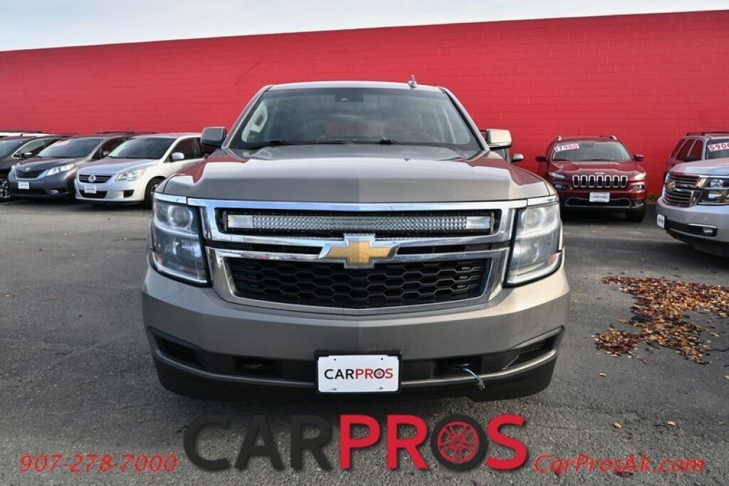 2017 Chevrolet Suburban LS - 5.3L V8 - 4X4 - Remote Start - Blocker Heater - Brake Controller - In Grill 42 Light Bar - Power Windows & Door Locks - 3rd Row Seating - Tow Package - Carfax Verified 1 Owner Anchorage AK