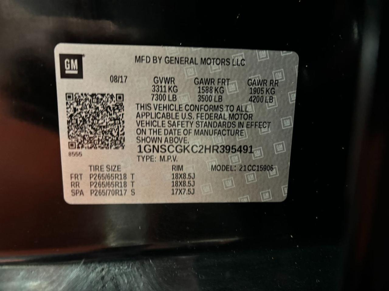 2017 Chevrolet Suburban LS Franklin OH