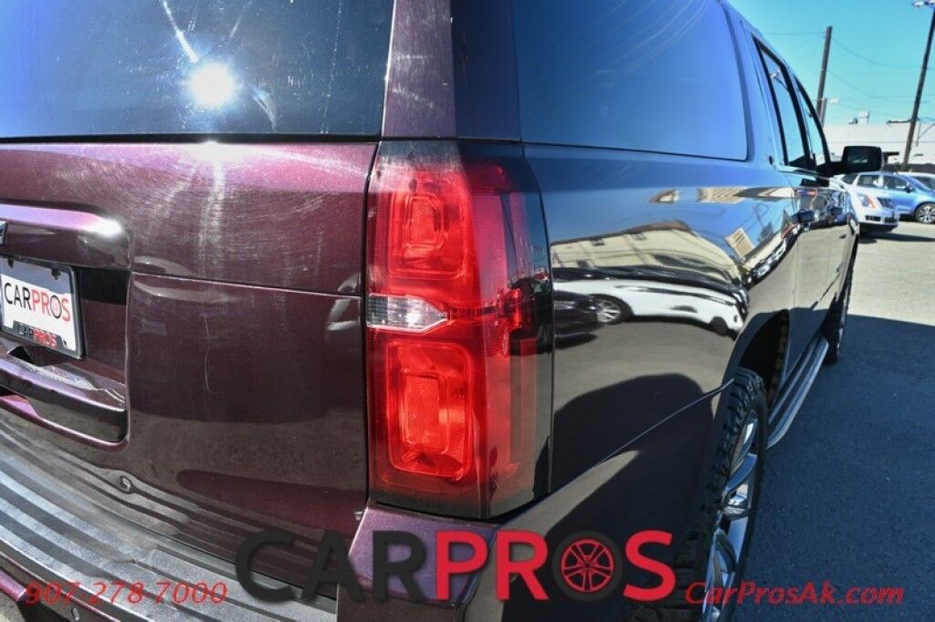 2017 Chevrolet Suburban LT - 4X4 - Luxury Pkg - Auto Start - Front & Rear Heated Leather Seats - Heated Steering - Sunroof - Bose Speakers - Blind Spot & Lane Departure - Back Up Camera - 3rd Row - Seats 8 - Power Liftgate - Fixed Running Boards - Keyless Entry & Push To St Anchorage AK