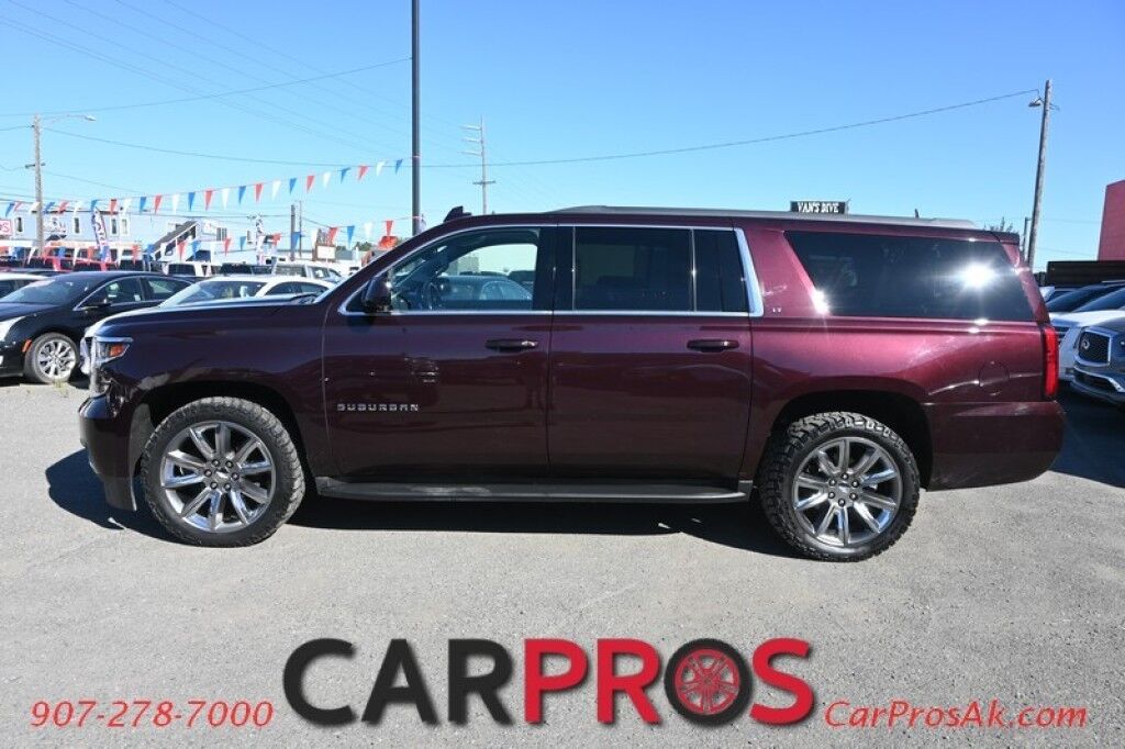 2017 Chevrolet Suburban LT - 4X4 - Luxury Pkg - Auto Start - Front & Rear Heated Leather Seats - Heated Steering - Sunroof - Bose Speakers - Blind Spot & Lane Departure - Back Up Camera - 3rd Row - Seats 8 - Power Liftgate - Fixed Running Boards - Keyless Entry & Push To St