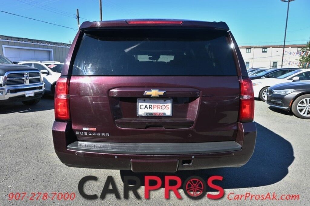 2017 Chevrolet Suburban LT - 4X4 - Luxury Pkg - Auto Start - Front & Rear Heated Leather Seats - Heated Steering - Sunroof - Bose Speakers - Blind Spot & Lane Departure - Back Up Camera - 3rd Row - Seats 8 - Power Liftgate - Fixed Running Boards - Keyless Entry & Push To St Anchorage AK