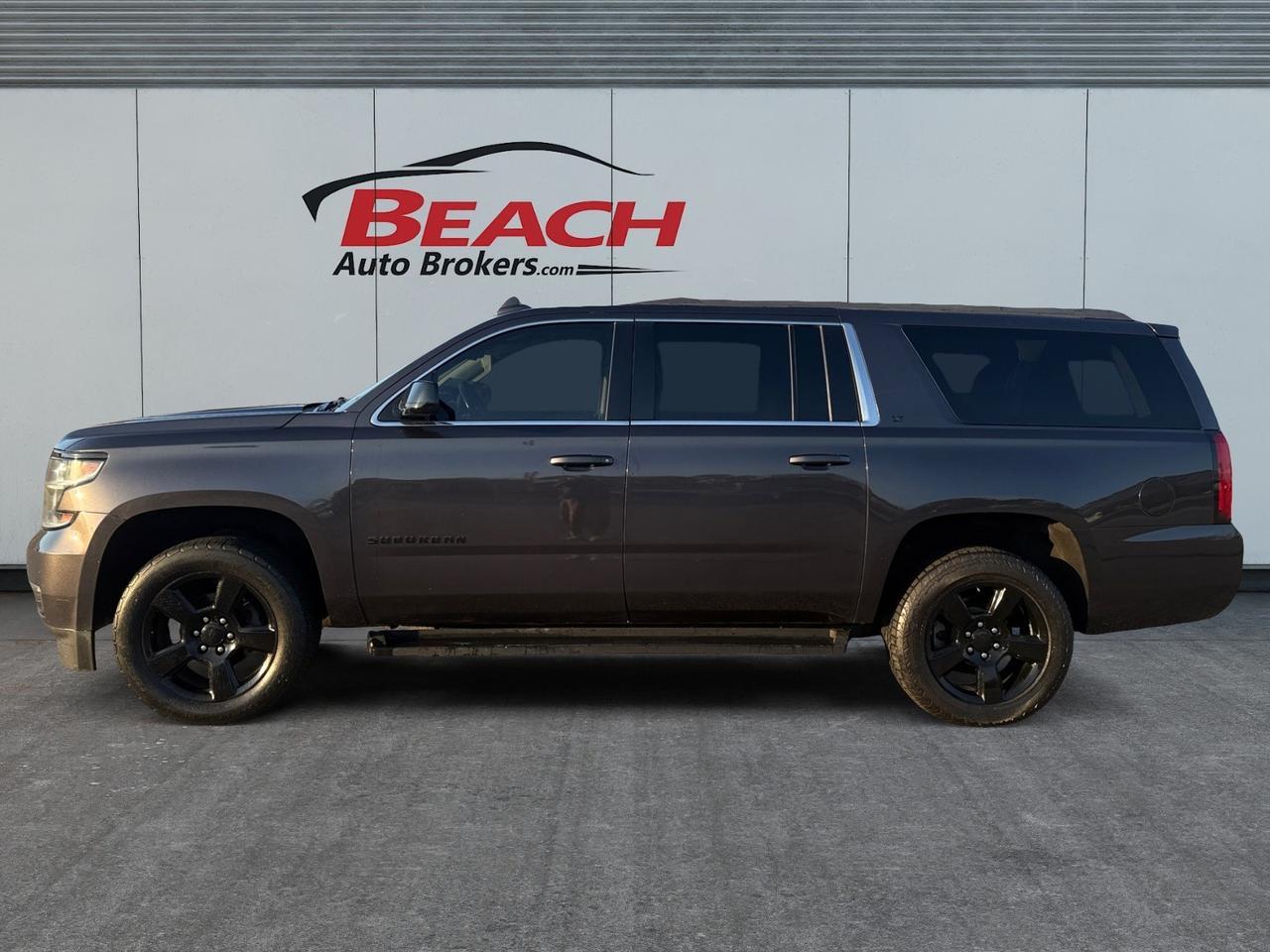 2017 Chevrolet Suburban LT, HEATED SEATS, BOSE SPEAKERS, POWER MIRRORS, RUNNING BOARDS, LUGGAGE RACK, REMOTE KEYLESS ENTRY, BACKUP CAMERA, TOW PACKAGE, DVD ENTERTAINMENT, 3RD ROW, THE PERFECT FAMILY VEHICLE FOR THE PERFECT PRICE!