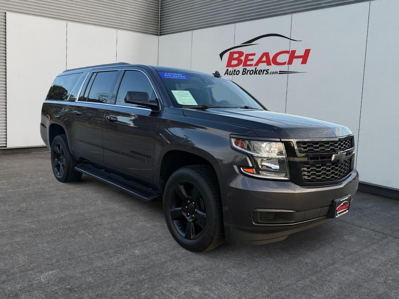 2017 Chevrolet Suburban LT, HEATED SEATS, BOSE SPEAKERS, POWER MIRRORS, RUNNING BOARDS, LUGGAGE RACK, REMOTE KEYLESS ENTRY, BACKUP CAMERA, TOW PACKAGE, DVD ENTERTAINMENT, 3RD ROW, THE PERFECT FAMILY VEHICLE FOR THE PERFECT PRICE!