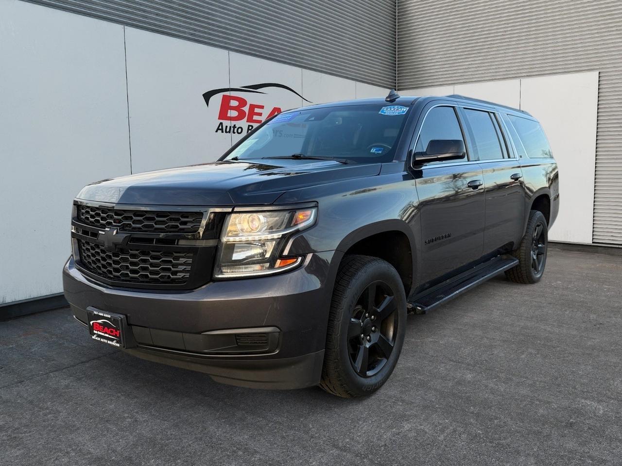 2017 Chevrolet Suburban LT, HEATED SEATS, BOSE SPEAKERS, POWER MIRRORS, RUNNING BOARDS, LUGGAGE RACK, REMOTE KEYLESS ENTRY, BACKUP CAMERA, TOW PACKAGE, DVD ENTERTAINMENT, 3RD ROW, THE PERFECT FAMILY VEHICLE FOR THE PERFECT PRICE!