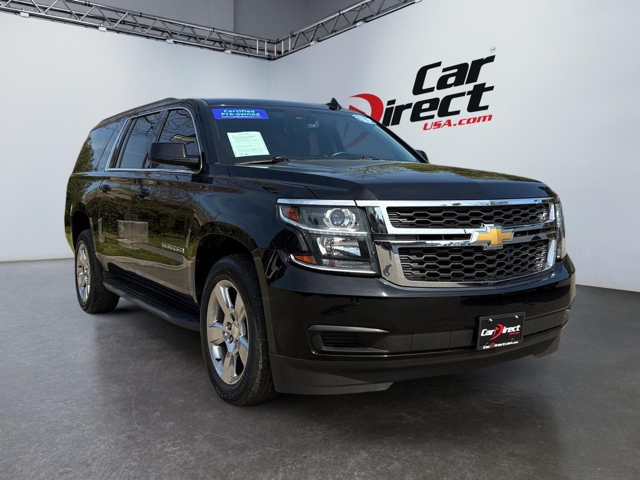 2017 Chevrolet Suburban LT, POWER LIFTGATE, RUNNING BOARDS, TOW PACKAGE, BACKUP CAMERA WITH PARKING SENSORS, HEATED SEATS, APPLE CARPLAY/ANDROID AUTO, LANE KEEP ASSIST, FORWARD COLLISION, LOW MILES, CLEAN CARFAX, THIS SUBURBAN IS READY TO RIDE ON THE ROAD! Virginia Beach VA
