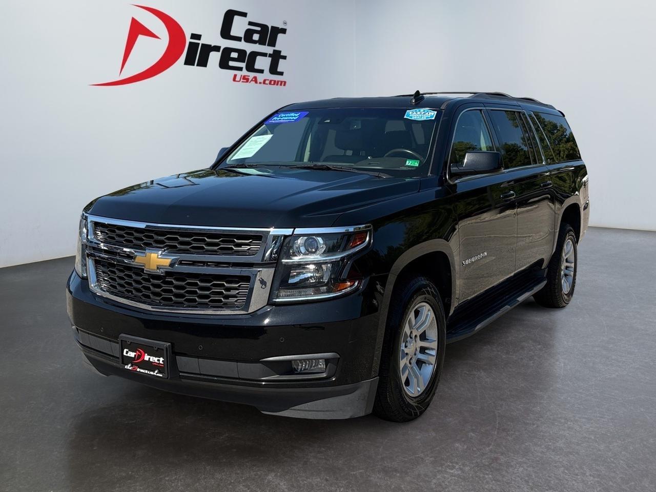 2017 Chevrolet Suburban LT, RUNNING BOARDS, POWER LIFTGATE, POWER 3RD ROW SEATS, SUNROOF, BLIND SPOT ALERT, FORWARD COLLISION WARNING, HEATED FRONT & REAR SEATS, DVD ENTERTAINMENT, BACKUP CAMERA, PARKING SENSORS, CLEAN CARFAX, THIS SUV IS FAMILY READY!