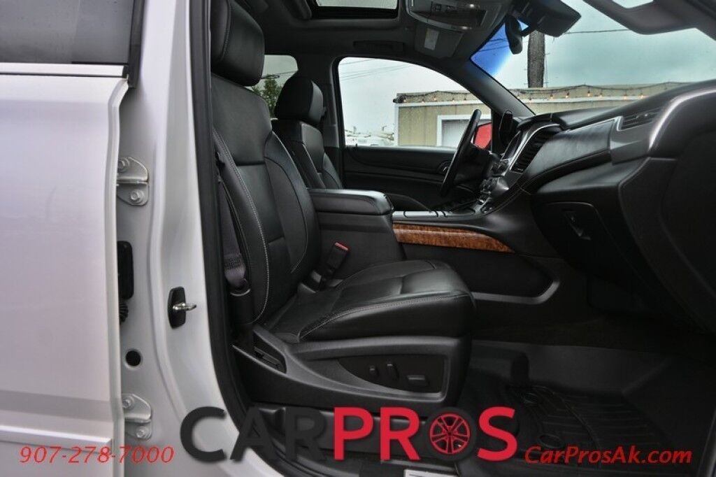 2017 Chevrolet Suburban Premier - 4X4 - Destinations Pkg - Auto Start - HUD - Heated & Cooled Leather Seats - Heated Steering - Front Collision & Blind Spot - Adaptive Cruise Control - Sunroof - 2nd Row Heated Seats - 3rd Row - Seats 8 - Rear Entertainment - Tow Pkg Anchorage AK