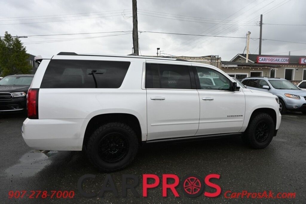 2017 Chevrolet Suburban Premier - 4X4 - Destinations Pkg - Auto Start - HUD - Heated & Cooled Leather Seats - Heated Steering - Front Collision & Blind Spot - Adaptive Cruise Control - Sunroof - 2nd Row Heated Seats - 3rd Row - Seats 8 - Rear Entertainment - Tow Pkg Anchorage AK