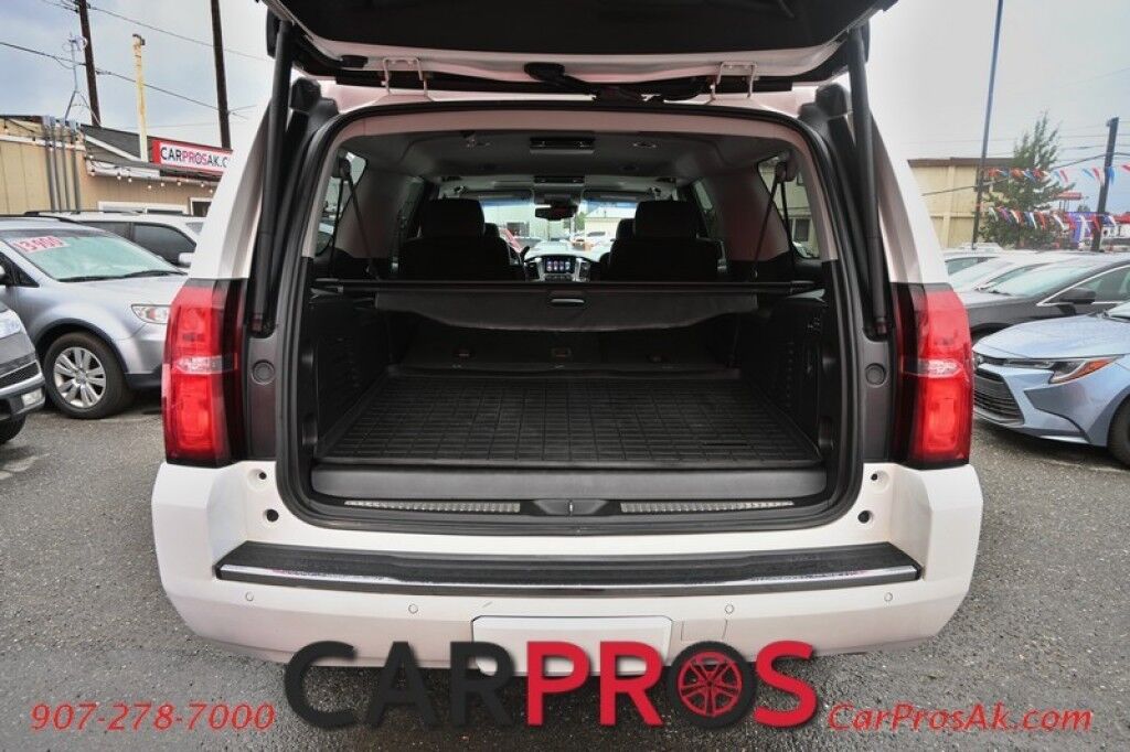 2017 Chevrolet Suburban Premier - 4X4 - Destinations Pkg - Auto Start - HUD - Heated & Cooled Leather Seats - Heated Steering - Front Collision & Blind Spot - Adaptive Cruise Control - Sunroof - 2nd Row Heated Seats - 3rd Row - Seats 8 - Rear Entertainment - Tow Pkg Anchorage AK