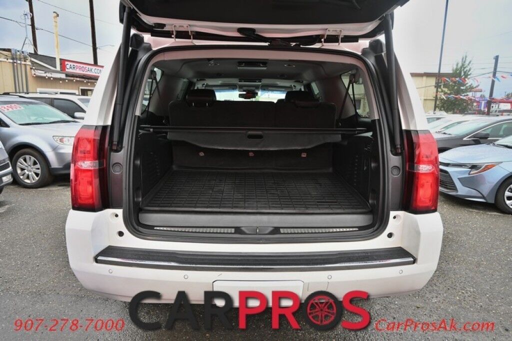 2017 Chevrolet Suburban Premier - 4X4 - Destinations Pkg - Auto Start - HUD - Heated & Cooled Leather Seats - Heated Steering - Front Collision & Blind Spot - Adaptive Cruise Control - Sunroof - 2nd Row Heated Seats - 3rd Row - Seats 8 - Rear Entertainment - Tow Pkg Anchorage AK