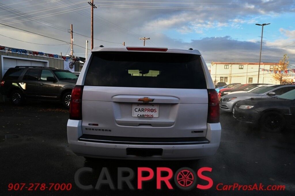 2017 Chevrolet Suburban Premier - 5.3L V8 - 4X4 - Front Leather Heated/Cooled Seats - 2nd Row Heated Captain Seats - HUD - Remote Start - Navigation - Backup Camera Bluetooth - Rear Entertainment - Bose Sound System Anchorage AK