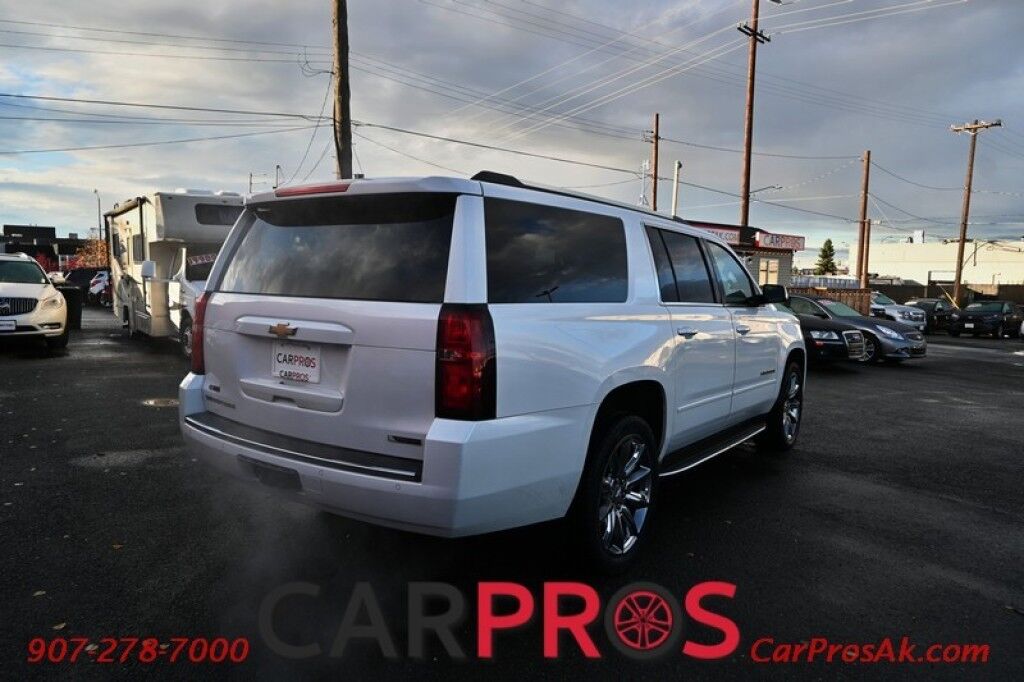 2017 Chevrolet Suburban Premier - 5.3L V8 - 4X4 - Front Leather Heated/Cooled Seats - 2nd Row Heated Captain Seats - HUD - Remote Start - Navigation - Backup Camera Bluetooth - Rear Entertainment - Bose Sound System Anchorage AK