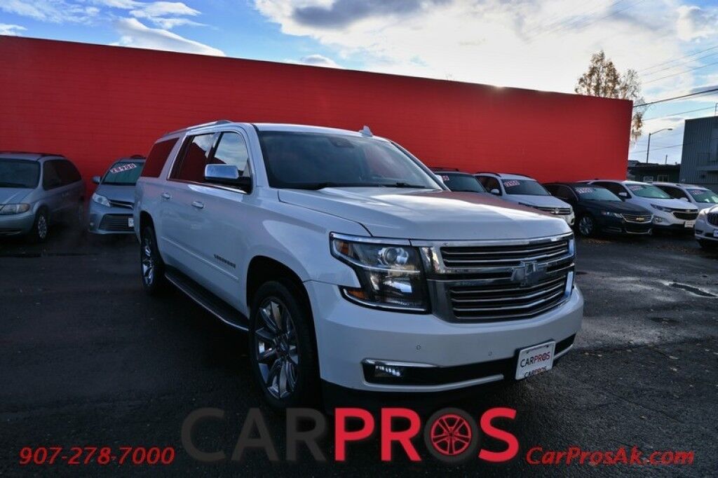 2017 Chevrolet Suburban Premier - 5.3L V8 - 4X4 - Front Leather Heated/Cooled Seats - 2nd Row Heated Captain Seats - HUD - Remote Start - Navigation - Backup Camera Bluetooth - Rear Entertainment - Bose Sound System Anchorage AK