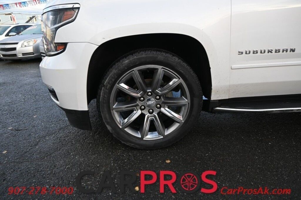 2017 Chevrolet Suburban Premier - 5.3L V8 - 4X4 - Front Leather Heated/Cooled Seats - 2nd Row Heated Captain Seats - HUD - Remote Start - Navigation - Backup Camera Bluetooth - Rear Entertainment - Bose Sound System Anchorage AK