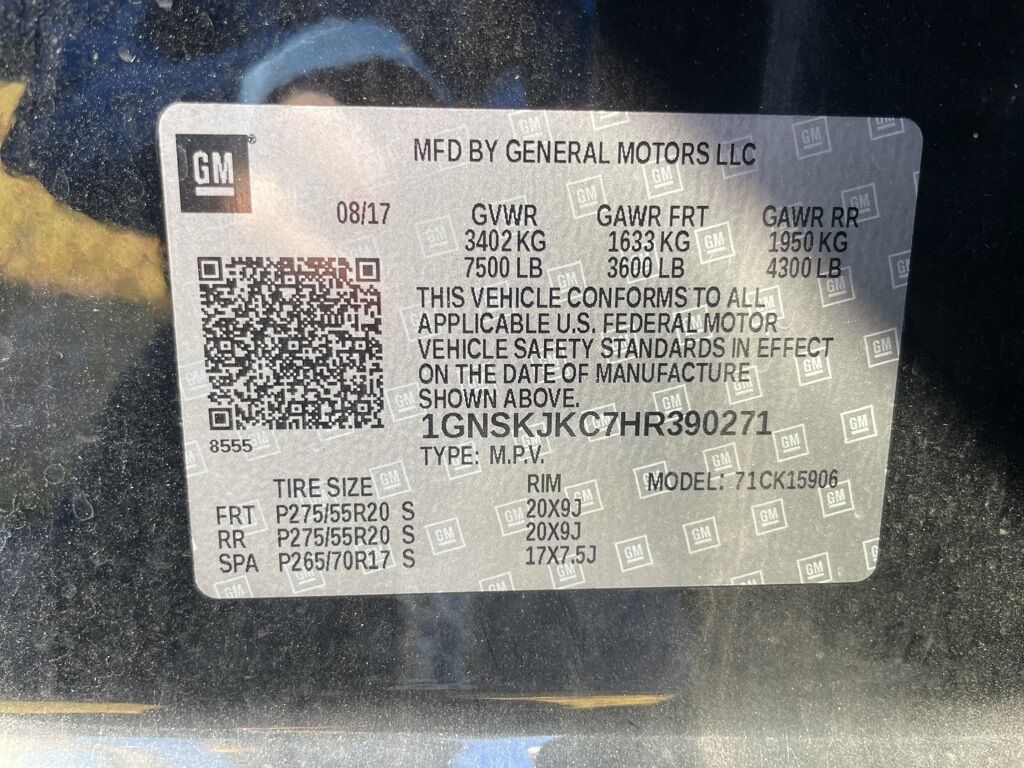 2017 Chevrolet Suburban Premier 4WD 7 Passenger Minocqua WI