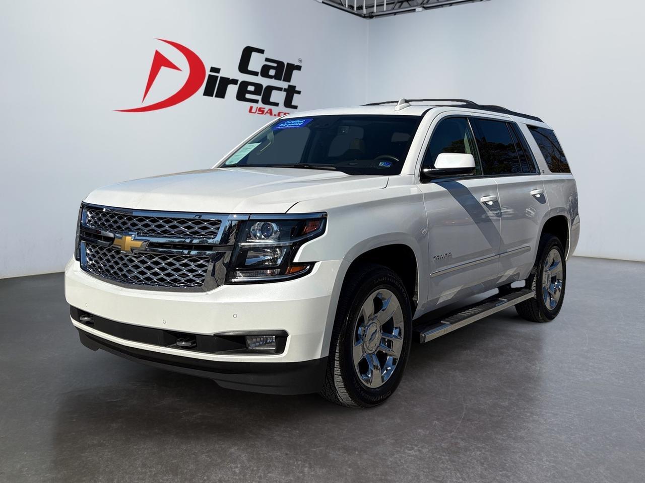 2017 Chevrolet Tahoe LT, RUNNING BOARDS, LANE KEEP ASSIST, BLIND SPOT ALERT, REAR DVD ENTERTAINMENT, ROOF RAILS, SUNROOF HEATED SEATS, POWER 3RD ROW SEATS, APPLE CARPLAY/ANDROID AUTO, TOW PACKAGE, BACKUP CAMERA, PARKING SENSORS, LOW MILEAGE, ONLY 1 OWNER, TAKE THIS TAHOE