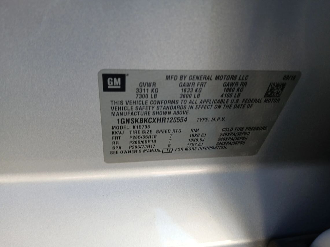 2017 Chevrolet Tahoe LT Sport Utility 4D Maitland FL