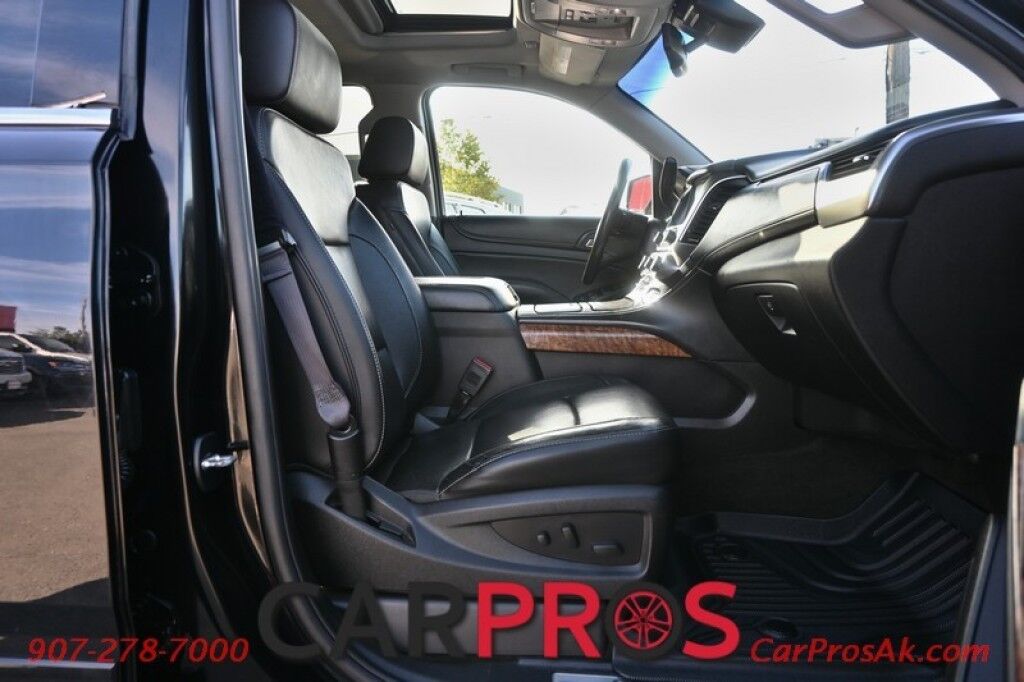 2017 Chevrolet Tahoe Premier - 4X4 - Auto Start - Heated & Cooled Leather Seats - Heated Steering Wheel - Sunroof - Bose Speakers - Navigation - Adaptive Cruise Control - Forward Collision & Blind Spot Alert - Back Up Camera - Power 3rd Row - Seats 7 - Tow Pkg Anchorage AK