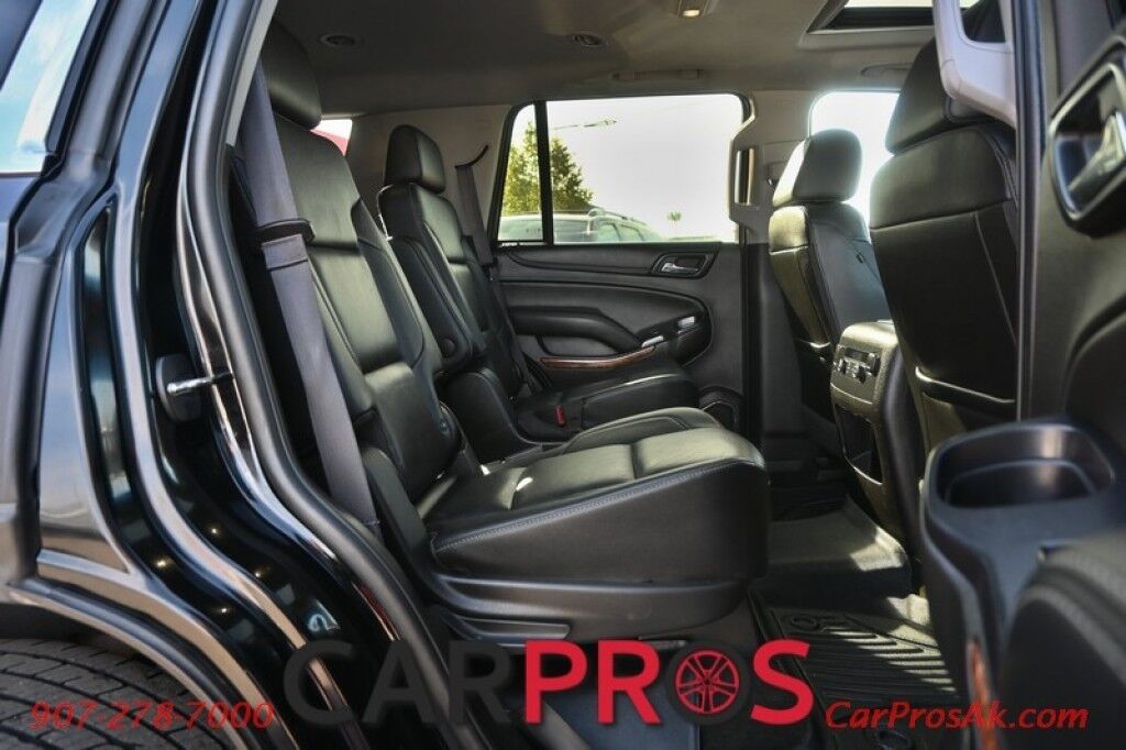 2017 Chevrolet Tahoe Premier - 4X4 - Auto Start - Heated & Cooled Leather Seats - Heated Steering Wheel - Sunroof - Bose Speakers - Navigation - Adaptive Cruise Control - Forward Collision & Blind Spot Alert - Back Up Camera - Power 3rd Row - Seats 7 - Tow Pkg Anchorage AK