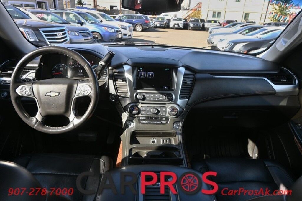 2017 Chevrolet Tahoe Premier - 4X4 - Auto Start - Heated & Cooled Leather Seats - Heated Steering Wheel - Sunroof - Bose Speakers - Navigation - Adaptive Cruise Control - Forward Collision & Blind Spot Alert - Back Up Camera - Power 3rd Row - Seats 7 - Tow Pkg Anchorage AK