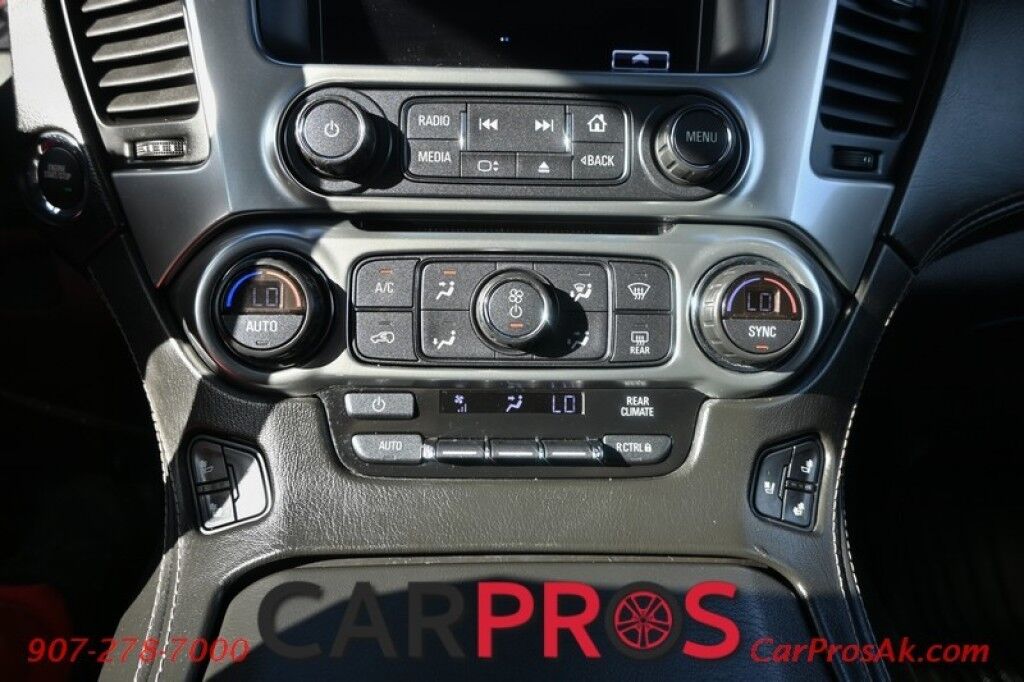 2017 Chevrolet Tahoe Premier - 4X4 - Auto Start - Heated & Cooled Leather Seats - Heated Steering Wheel - Sunroof - Bose Speakers - Navigation - Adaptive Cruise Control - Forward Collision & Blind Spot Alert - Back Up Camera - Power 3rd Row - Seats 7 - Tow Pkg Anchorage AK