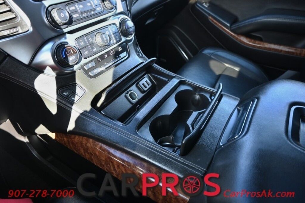 2017 Chevrolet Tahoe Premier - 4X4 - Auto Start - Heated & Cooled Leather Seats - Heated Steering Wheel - Sunroof - Bose Speakers - Navigation - Adaptive Cruise Control - Forward Collision & Blind Spot Alert - Back Up Camera - Power 3rd Row - Seats 7 - Tow Pkg Anchorage AK