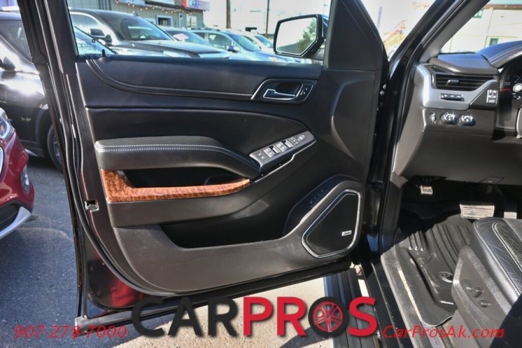 2017 Chevrolet Tahoe Premier - 4X4 - Auto Start - Heated & Cooled Leather Seats - Heated Steering Wheel - Sunroof - Bose Speakers - Navigation - Adaptive Cruise Control - Forward Collision & Blind Spot Alert - Back Up Camera - Power 3rd Row - Seats 7 - Tow Pkg Anchorage AK