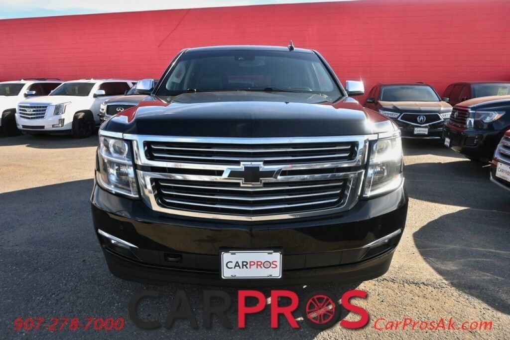 2017 Chevrolet Tahoe Premier - 4X4 - Auto Start - Heated & Cooled Leather Seats - Heated Steering Wheel - Sunroof - Bose Speakers - Navigation - Adaptive Cruise Control - Forward Collision & Blind Spot Alert - Back Up Camera - Power 3rd Row - Seats 7 - Tow Pkg Anchorage AK