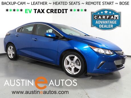 2017 Chevrolet Volt LT *COMFORT PKG, BACKUP-CAMERA, COLOR TOUCHSCREEN, LEATHER, HEATED SEATS/STEERING, KEYLESS ENTRY, REMOTE START, ALLOY WHEELS, BOSE, BLUETOOTH PHONE & AUDIO, APPLE CARPALY Round Rock TX