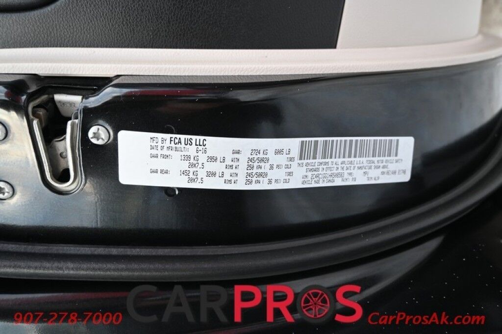 2017 Chrysler Pacifica Limited - Heated & Cooled Front Leather Seats - Second Row Heated Seats - Heated Steering Wheel - 3rd Row - Seats 7 - Remote Start - Blu-Ray Player w/ Seatback Video Screens - Harman/Kardon Speakers - Dual Sunroof Anchorage AK