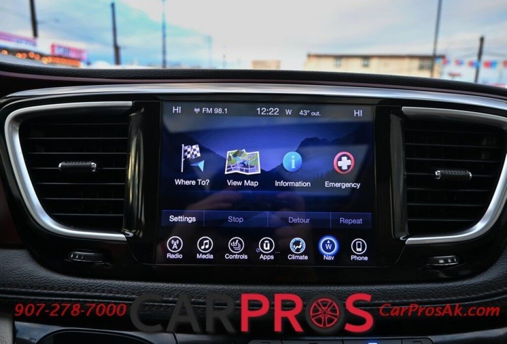 2017 Chrysler Pacifica Limited - Heated & Cooled Front Leather Seats - Second Row Heated Seats - Heated Streering Wheel - 3rd Row - Seats 7 - Remote Start - Blu-Ray Player w/ Seatback Video Screens - Harman/Kardon Speakers - Dual Sunroof Anchorage AK