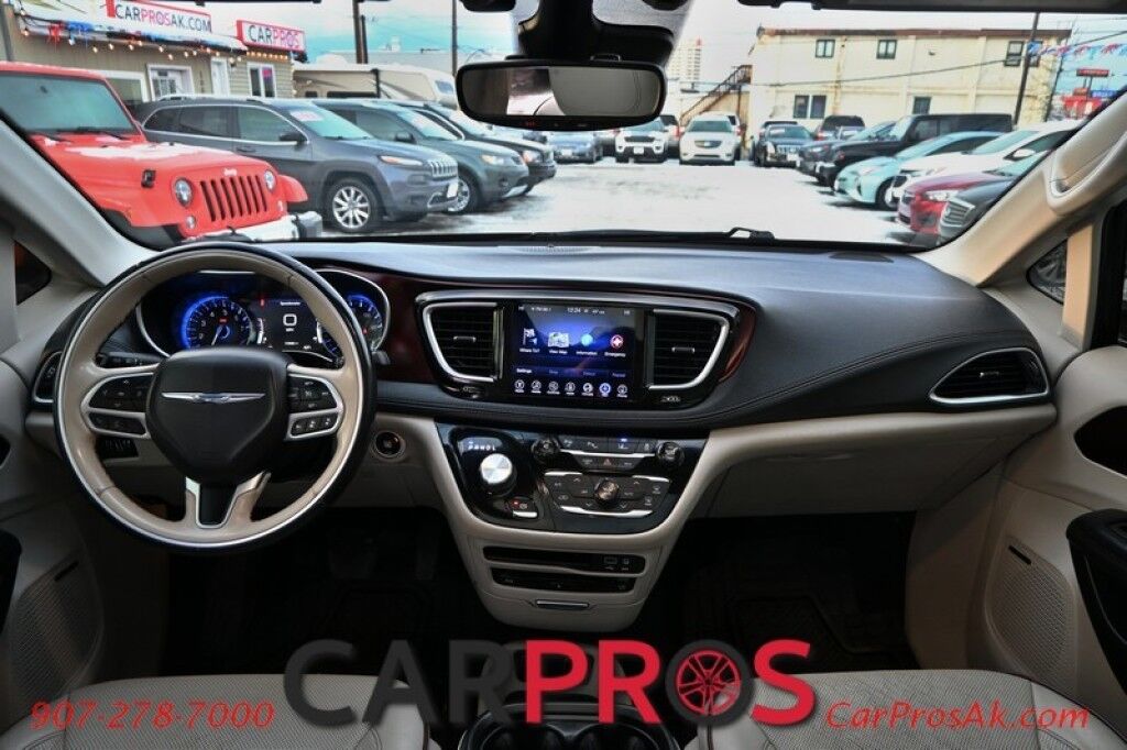 2017 Chrysler Pacifica Limited - Heated & Cooled Front Leather Seats - Second Row Heated Seats - Heated Streering Wheel - 3rd Row - Seats 7 - Remote Start - Blu-Ray Player w/ Seatback Video Screens - Harman/Kardon Speakers - Dual Sunroof Anchorage AK