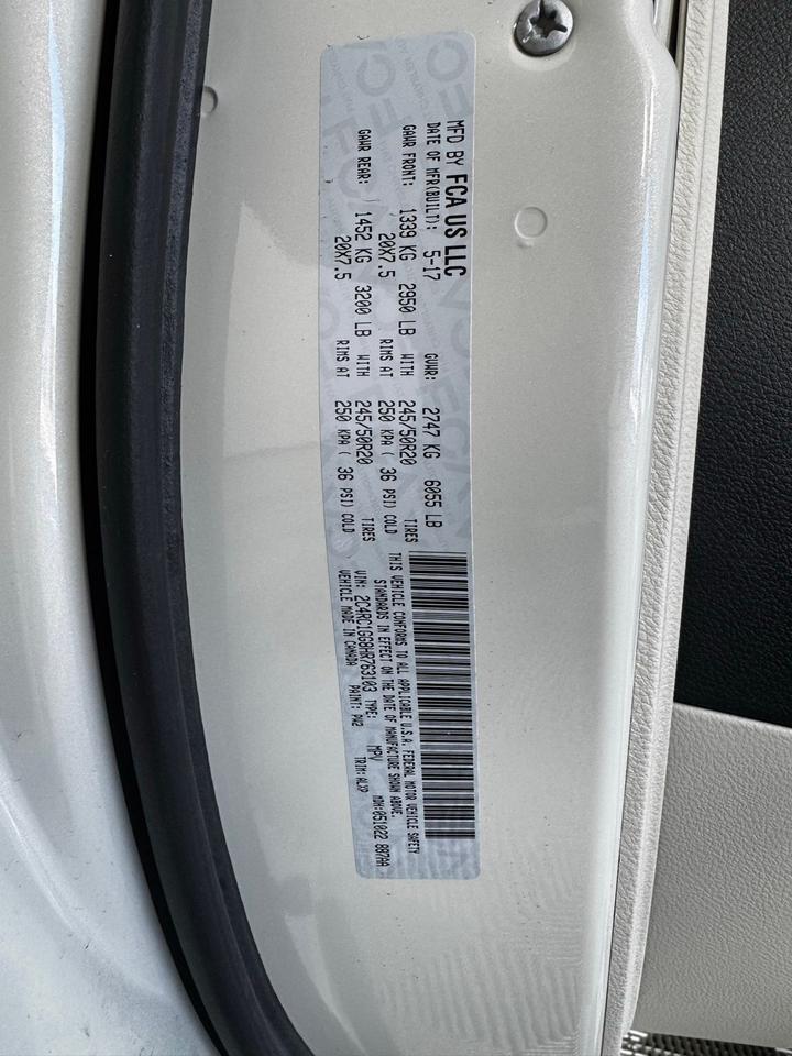 2017 Chrysler Pacifica Limited Fredericksburg VA