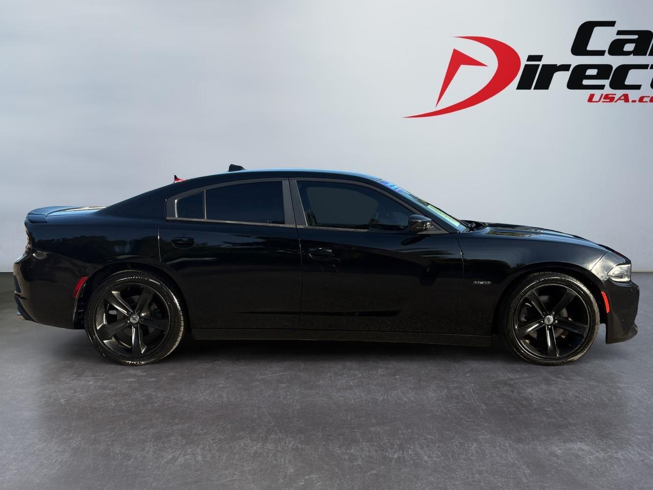 2017 Dodge Charger R/T, PADDLE SHIFTERS, REAR SPOILER, REMOTE KEYLESS START, UCONNECT BLUETOOTH, APPLE CARPLAY/ANDROID AUTO, HEATED FRONT SEATS, TINTED WINDOWS, PREMIUM BLACK WHEELS, LOW MILES, CHARGE THE ROAD IN STYLE!