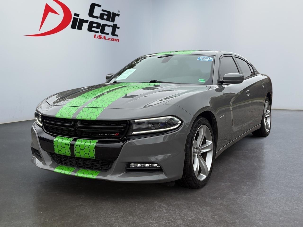 2017 Dodge Charger R/T, REMOTE START, APPLE CARPLAY/ANDROID AUTO, HEATED SEATS, READY ALERT BRAKING, SPORT SUSPENSION, LOW MILES, CHARGE THE ROAD!